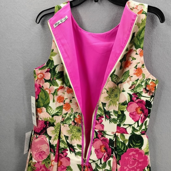 NWT J. Crew Dress Women's XS Long Sleeve Red/Coral Stretch Back Zip Classic - Picture 7 of 10